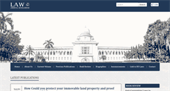 Desktop Screenshot of lawjournalbd.com