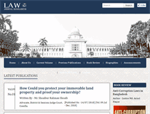Tablet Screenshot of lawjournalbd.com